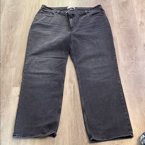 Abercrombie & Fitch Dark Gray High Rise Jeans